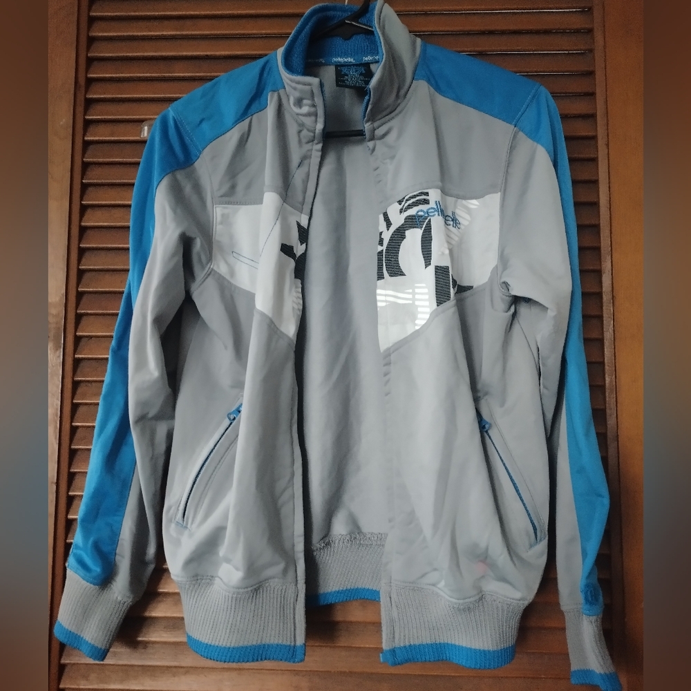 Pelle Pelle Boys Size Large 14 16 Jacket missing zipper handle